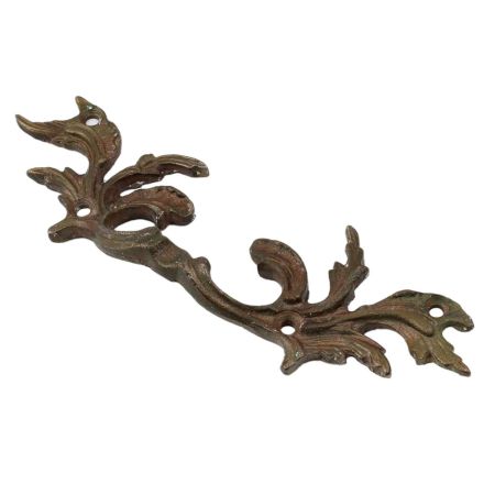 Antique Small Leaf Iron Wardrobe Handle